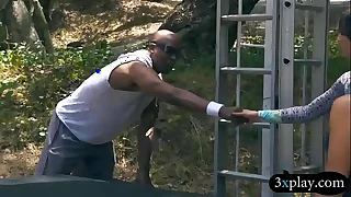 Two cougars went helter-skelter Nudist Trail tanning